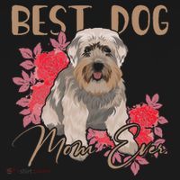 Best Dog Mom Ever Miniature Schnauzer Mother's Day Women's Hoodie thumb 2