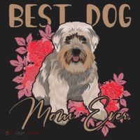 Best Dog Mom Ever Miniature Schnauzer Mother's Day Hat thumb 2