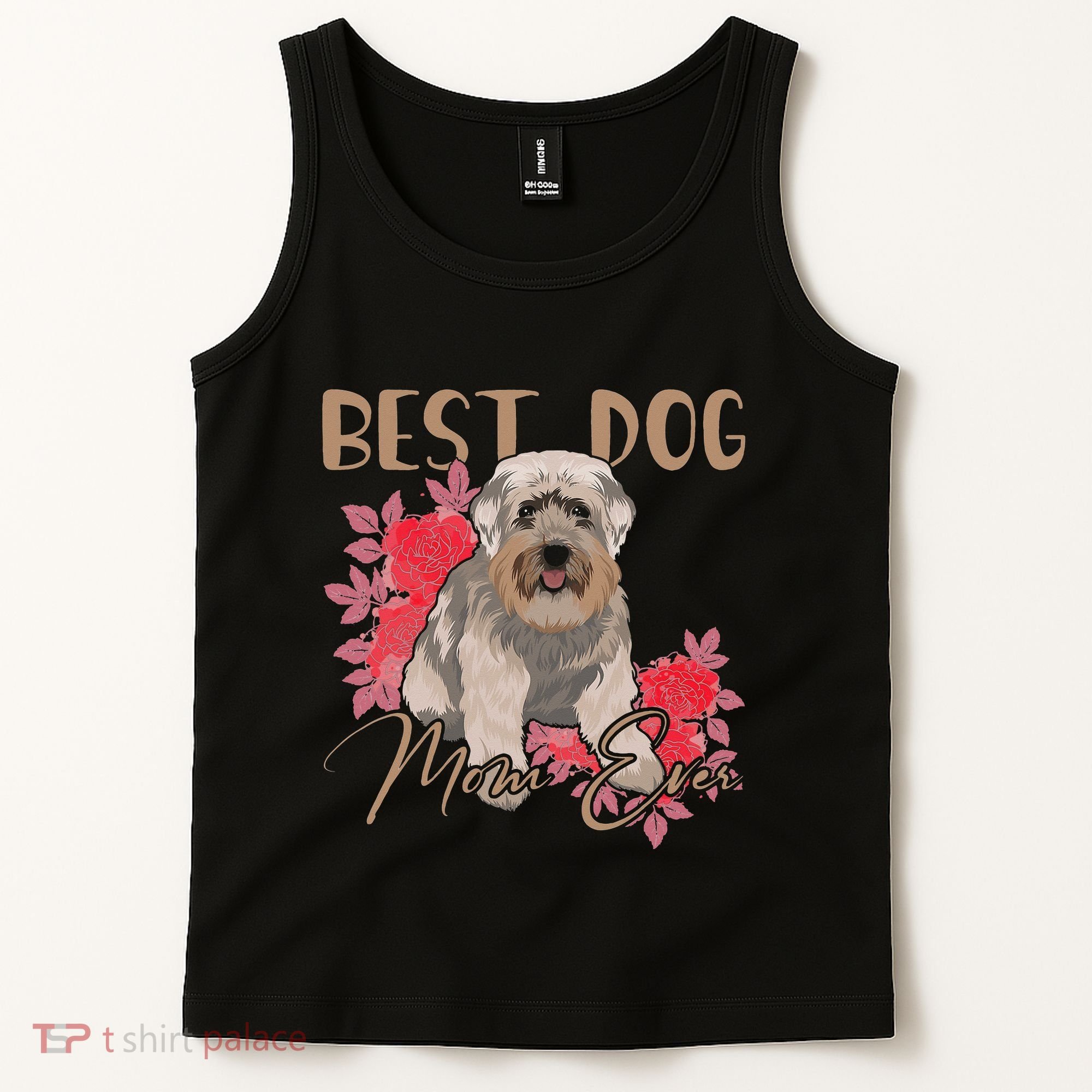 Best Dog Mom Ever Miniature Schnauzer Mother's Day Tank Top