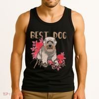Best Dog Mom Ever Miniature Schnauzer Mother's Day Tank Top thumb 3