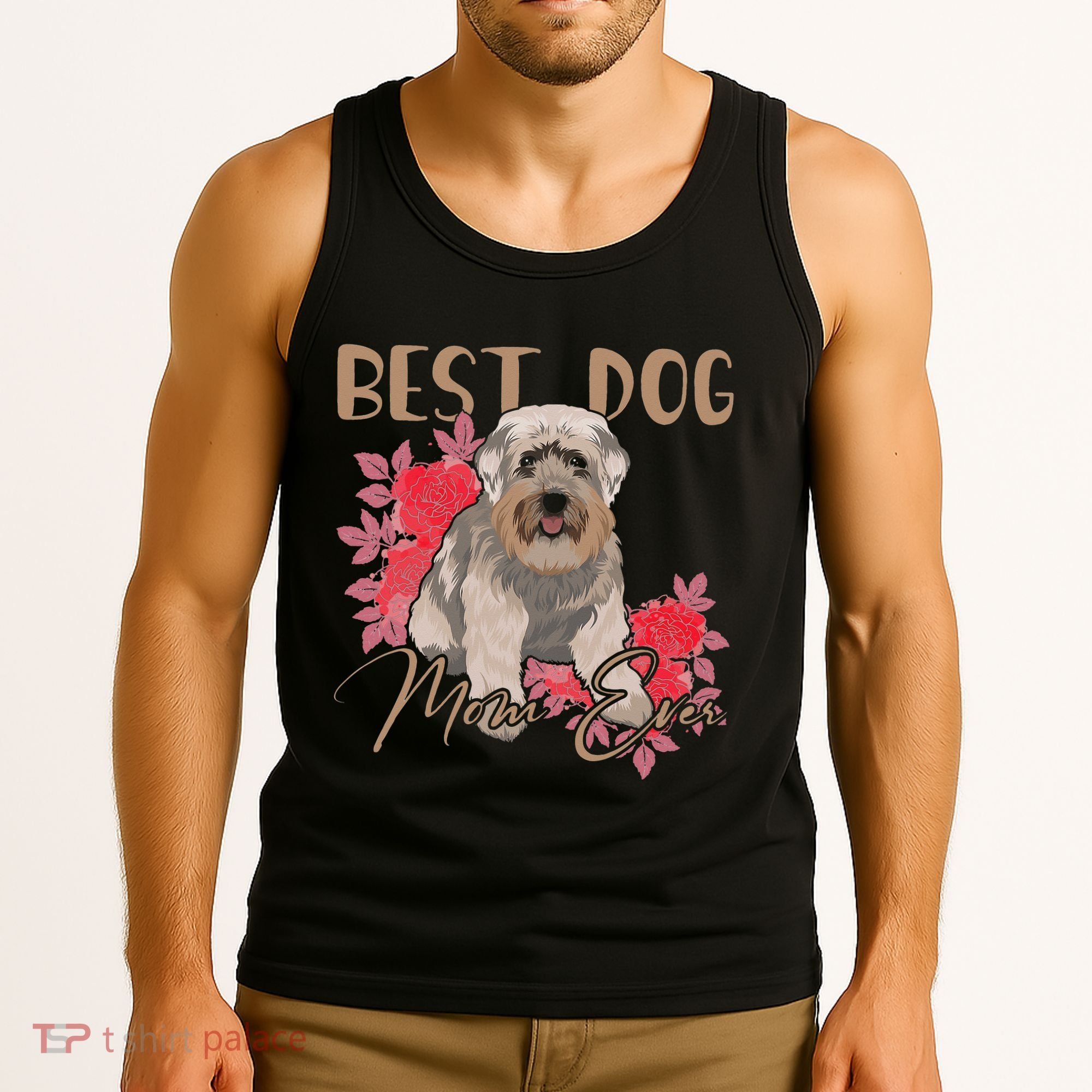 Best Dog Mom Ever Miniature Schnauzer Mother's Day Tank Top
