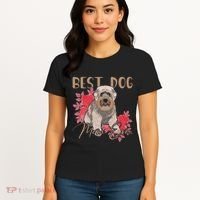 Best Dog Mom Ever Miniature Schnauzer Mother's Day Women's T-Shirt thumb 4