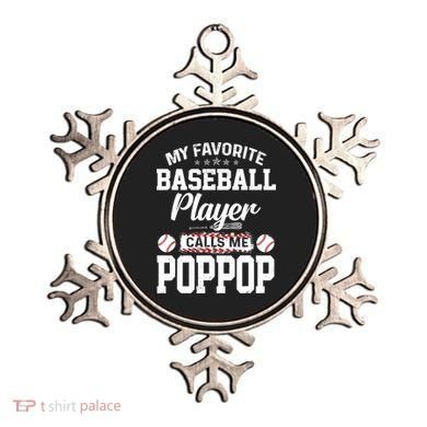 Baseball Dad My Favorite Baseball Player Calls Me PopPop Ornament