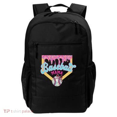 Baseball Drip Mama Ice Cream Drip Baseball Mom Backpack