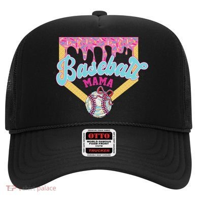 Baseball Drip Mama Ice Cream Drip Baseball Mom Hat