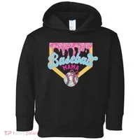 Baseball Drip Mama Ice Cream Drip Baseball Mom Toddler Hoodie thumb 0