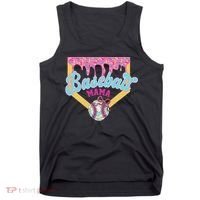 Baseball Drip Mama Ice Cream Drip Baseball Mom Tank Top thumb 0