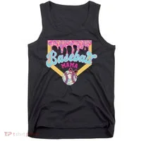 Baseball Drip Mama Ice Cream Drip Baseball Mom Tank Top thumb 0