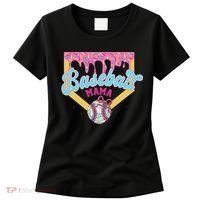 Baseball Drip Mama Ice Cream Drip Baseball Mom Women's T-Shirt thumb 0