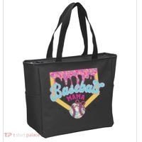 Baseball Drip Mama Ice Cream Drip Baseball Mom Tote Bag thumb 2