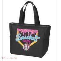 Baseball Drip Mama Ice Cream Drip Baseball Mom Tote Bag thumb 3