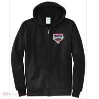 Baseball Drip Mama Ice Cream Drip Baseball Mom Full Zip Hoodie thumb 0
