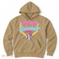 Baseball Drip Mama Ice Cream Drip Baseball Mom Hoodie thumb 0