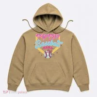 Baseball Drip Mama Ice Cream Drip Baseball Mom Hoodie thumb 0