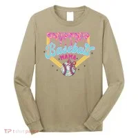 Baseball Drip Mama Ice Cream Drip Baseball Mom Long Sleeve Shirt thumb 0