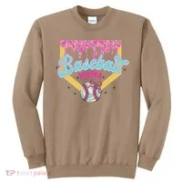 Baseball Drip Mama Ice Cream Drip Baseball Mom Sweatshirt thumb 0