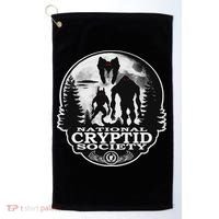 Bigfoot Dogman Mothman Ufo; National Cryptid Society  Golf Towel thumb 0