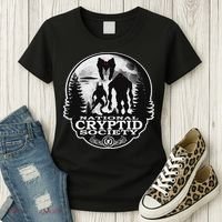 Bigfoot Dogman Mothman Ufo; National Cryptid Society  Women's T-Shirt thumb 3