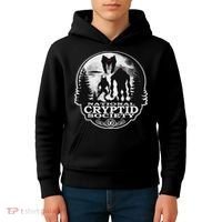Bigfoot Dogman Mothman Ufo; National Cryptid Society  Kids Hoodie thumb 4