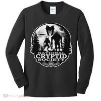 Bigfoot Dogman Mothman Ufo; National Cryptid Society  Kids Long Sleeve Shirt thumb 0