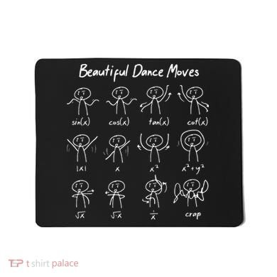 Beautiful Dance Moves vintage Mathematics Math Mousepad