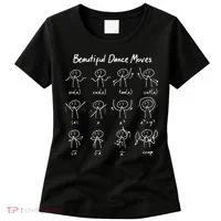 Beautiful Dance Moves vintage Mathematics Math Women's T-Shirt thumb 0