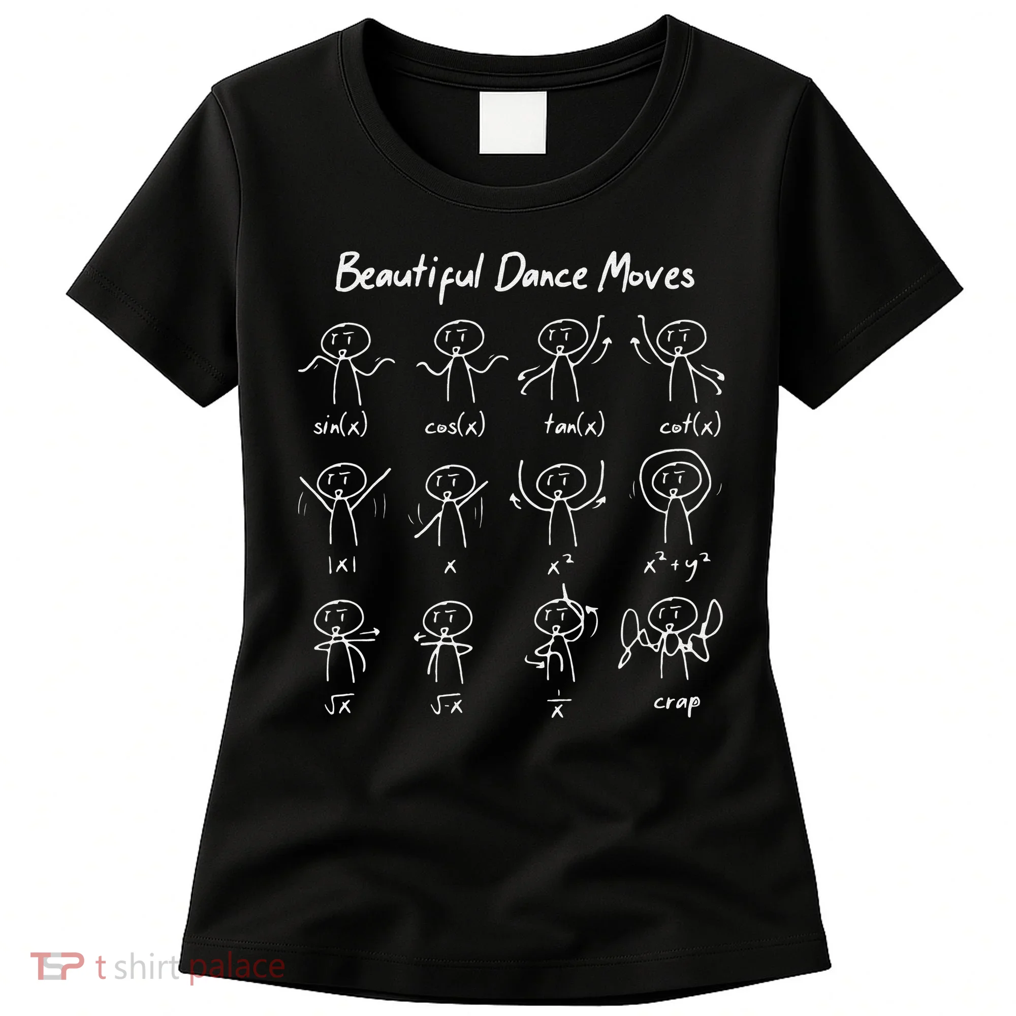 Beautiful Dance Moves vintage Mathematics Math Women's T-Shirt