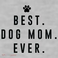 Best Dog Mom Ever Ladies PosiCharge Tri-Blend Wicking Tank thumb 2