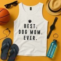 Best Dog Mom Ever Tank Top thumb 4