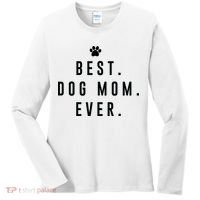 Best Dog Mom Ever Women's Long Sleeve Shirt thumb 0