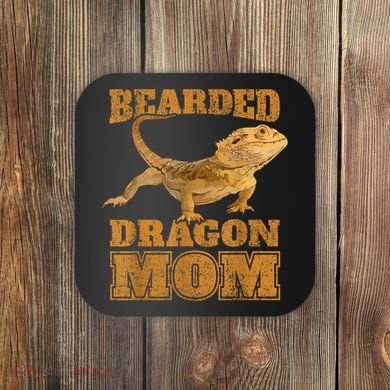 Bearded Dragon Mom Coaster