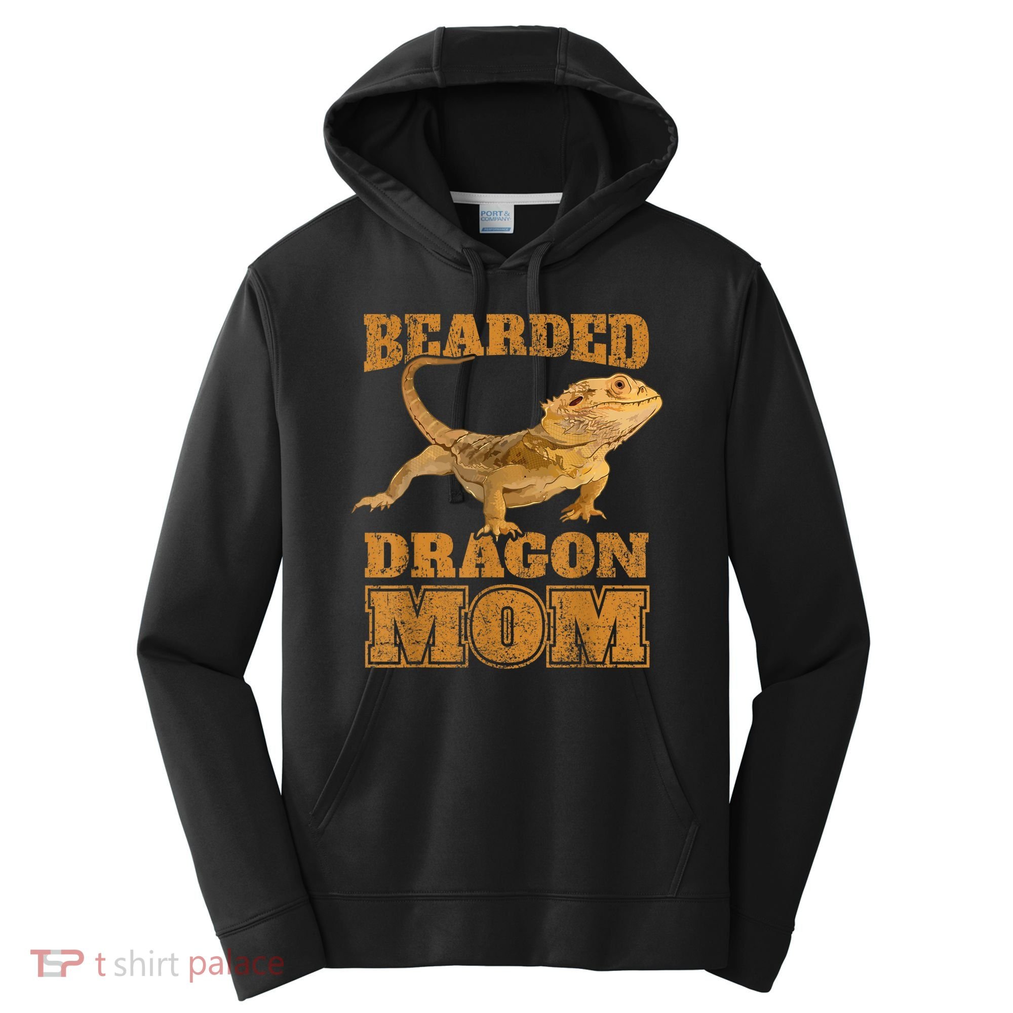 Bearded Dragon Mom Performance Fleece Hoodie