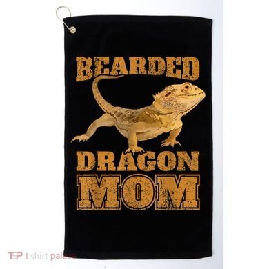 Bearded Dragon Mom Golf Towel