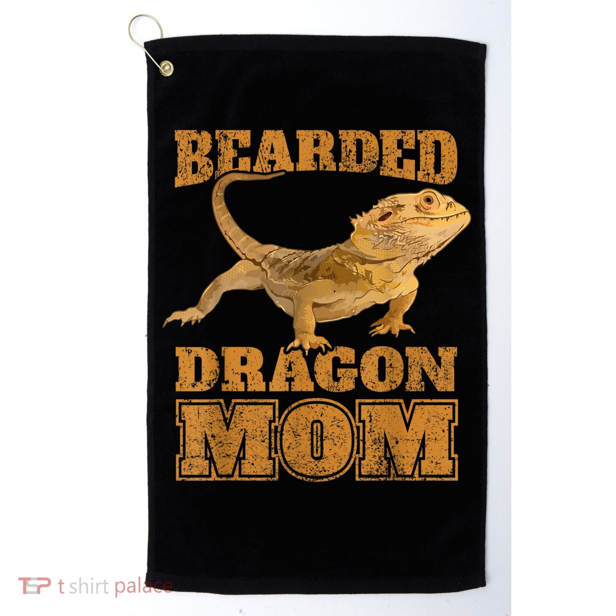 Bearded Dragon Mom Golf Towel