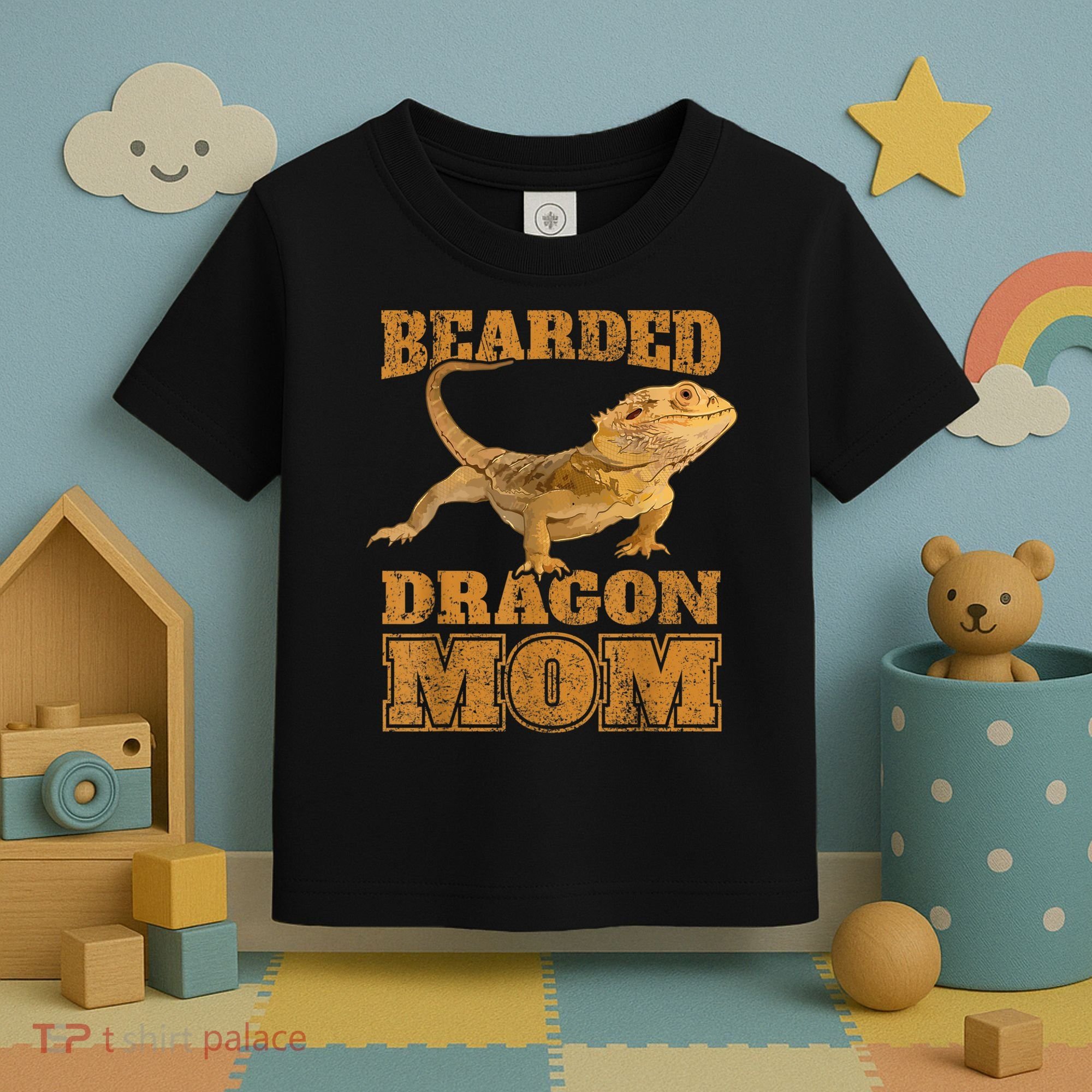 Bearded Dragon Mom Toddler T-Shirt