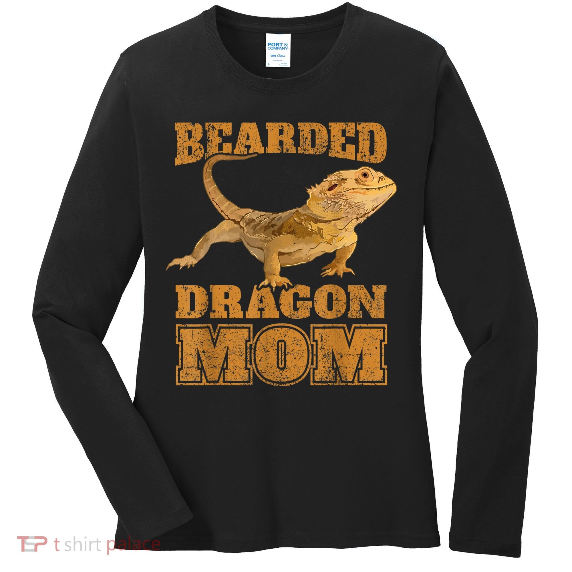 Bearded Dragon Mom Women's Long Sleeve Shirt