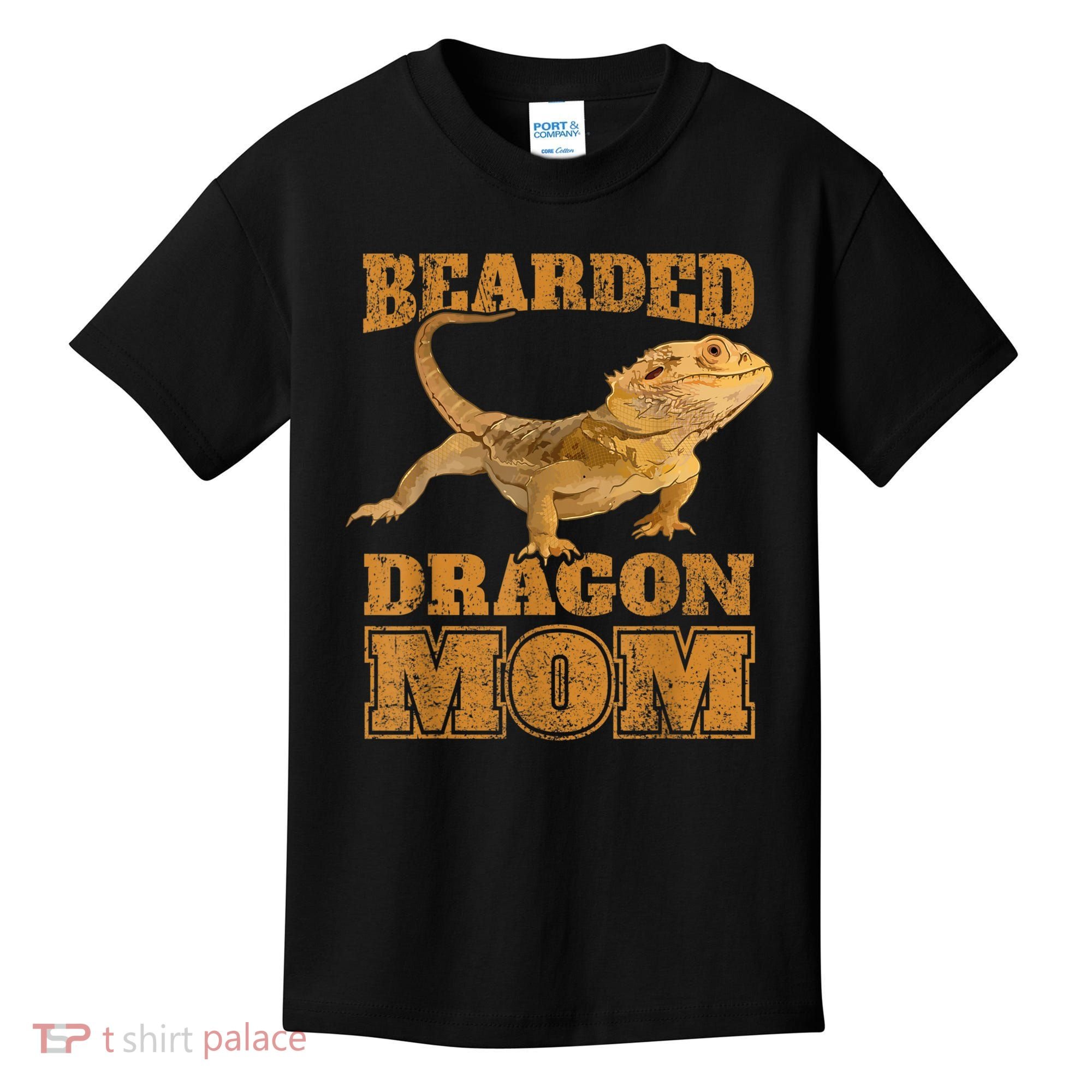 Bearded Dragon Mom Kids T-Shirt