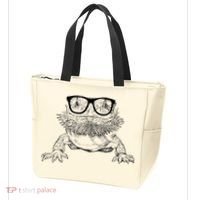 Bearded Dragon Nerdy Glasses Animal Tote Bag thumb 3