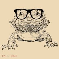 Bearded Dragon Nerdy Glasses Animal Tote Bag thumb 4