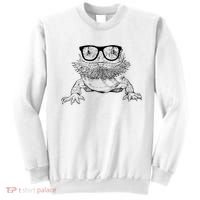 Bearded Dragon Nerdy Glasses Animal Sweatshirt thumb 0