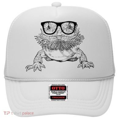 Bearded Dragon Nerdy Glasses Animal Hat