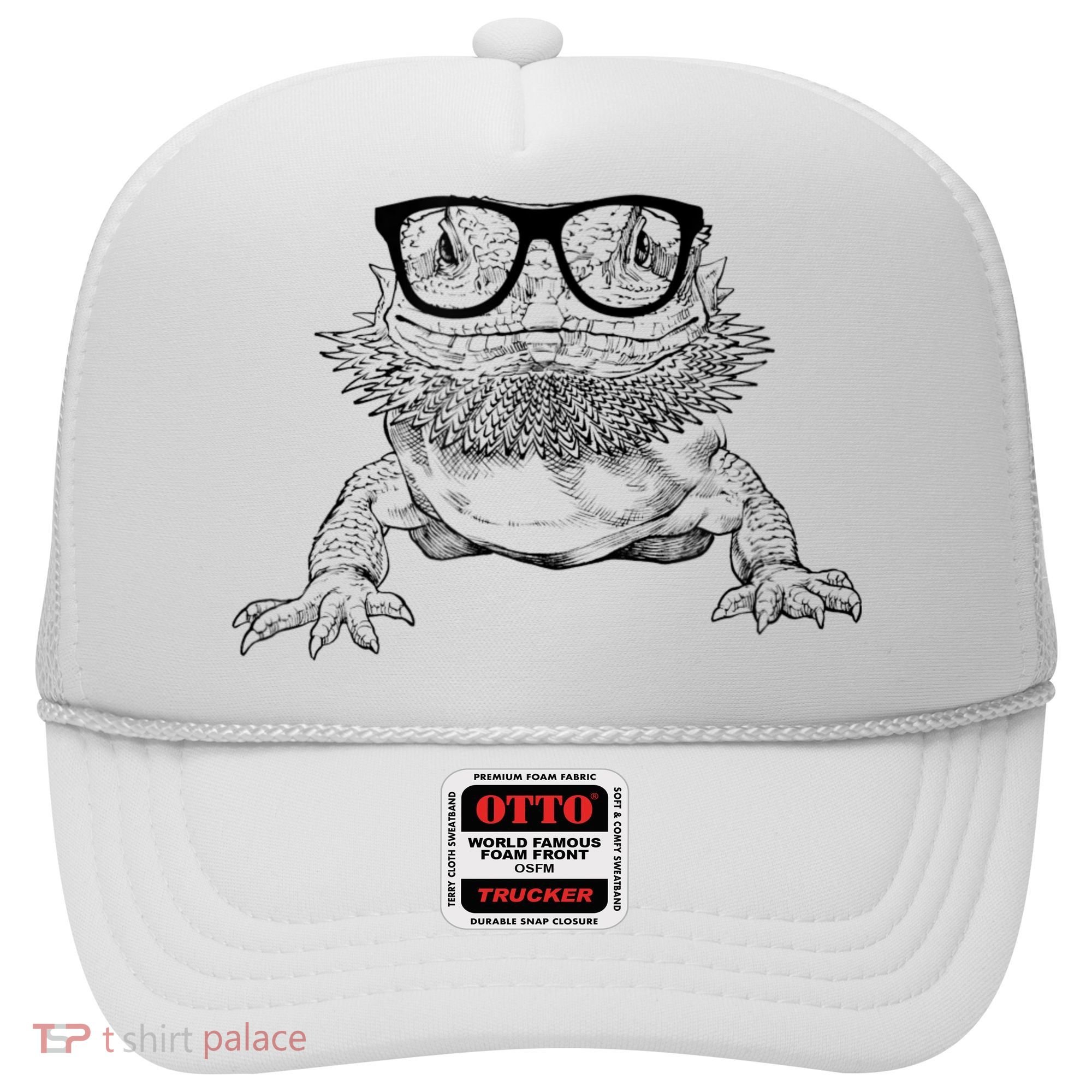 Bearded Dragon Nerdy Glasses Animal Hat