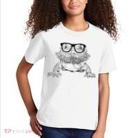 Bearded Dragon Nerdy Glasses Animal Kids T-Shirt thumb 2