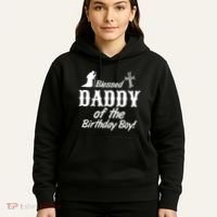 Blessed Daddy Of The Birthday Boy Hoodie thumb 5