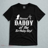 Blessed Daddy Of The Birthday Boy T-Shirt thumb 5