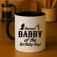 Blessed Daddy Of The Birthday Boy Coffee Mug thumb 4