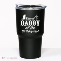 Blessed Daddy Of The Birthday Boy Tumbler thumb 0