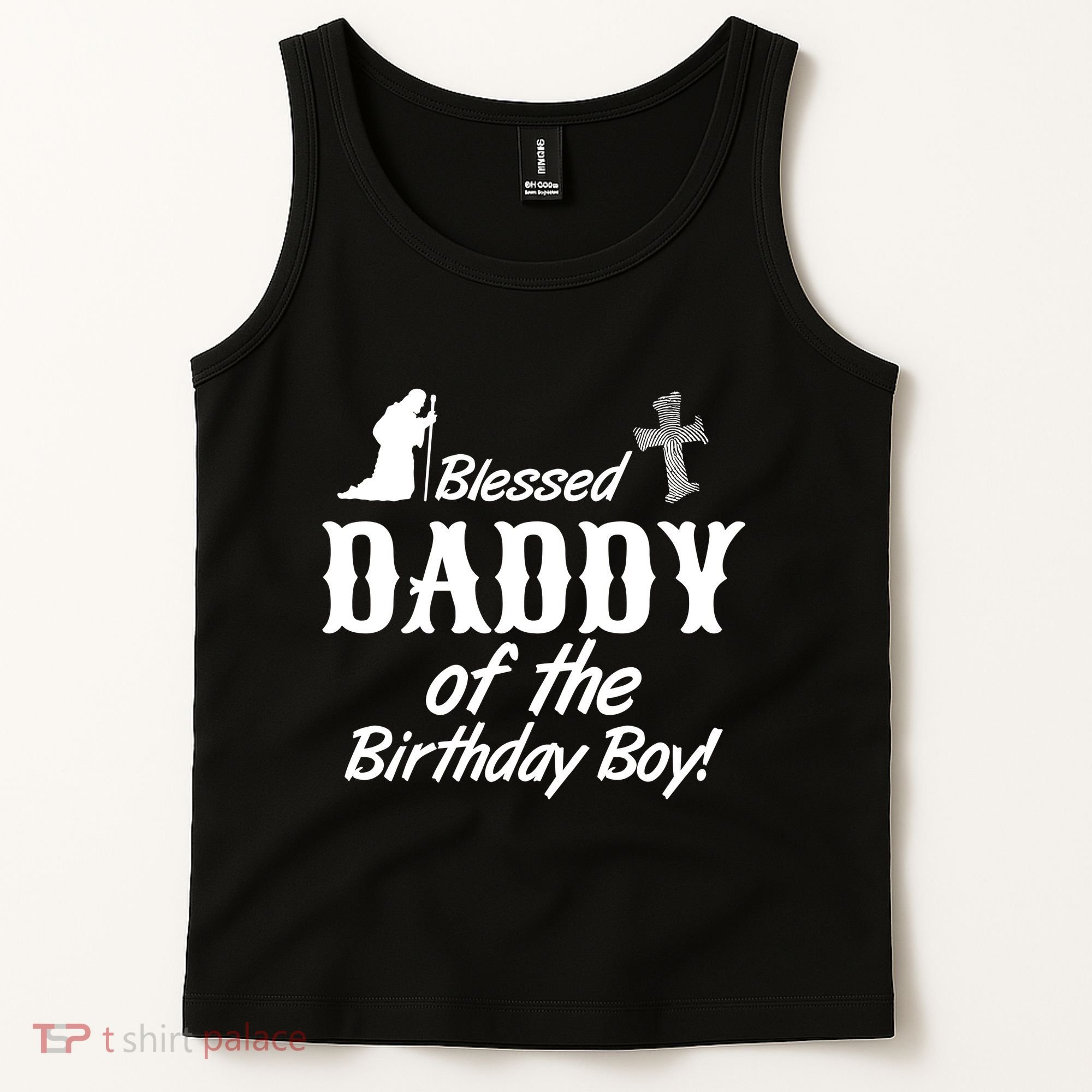 Blessed Daddy Of The Birthday Boy Tank Top