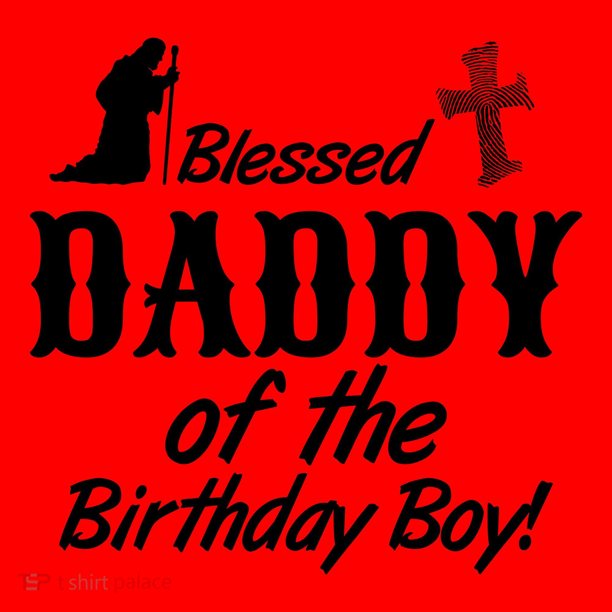 Blessed Daddy Of The Birthday Boy Santa Hat