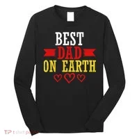 Best Dad On Earth Long Sleeve Shirt thumb 0